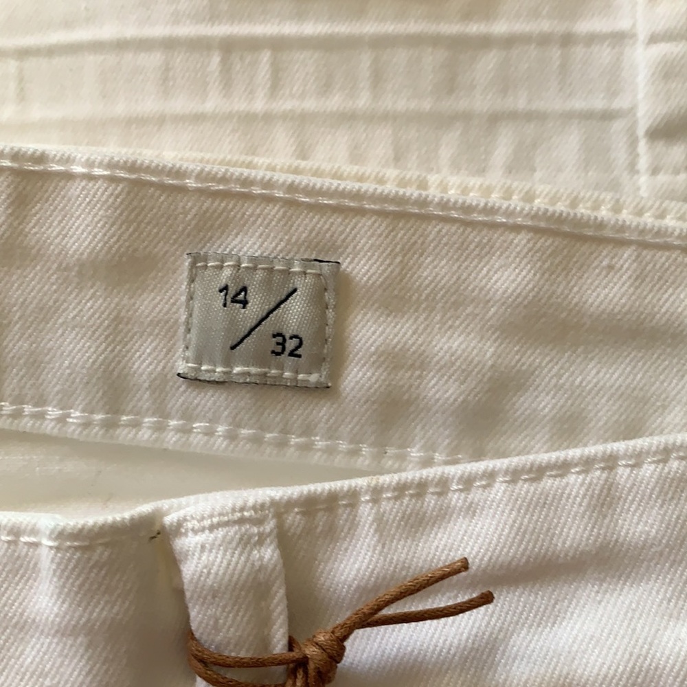 NWT Lucky Brand size 14 white Ava crop jeans - Picture 6 of 8